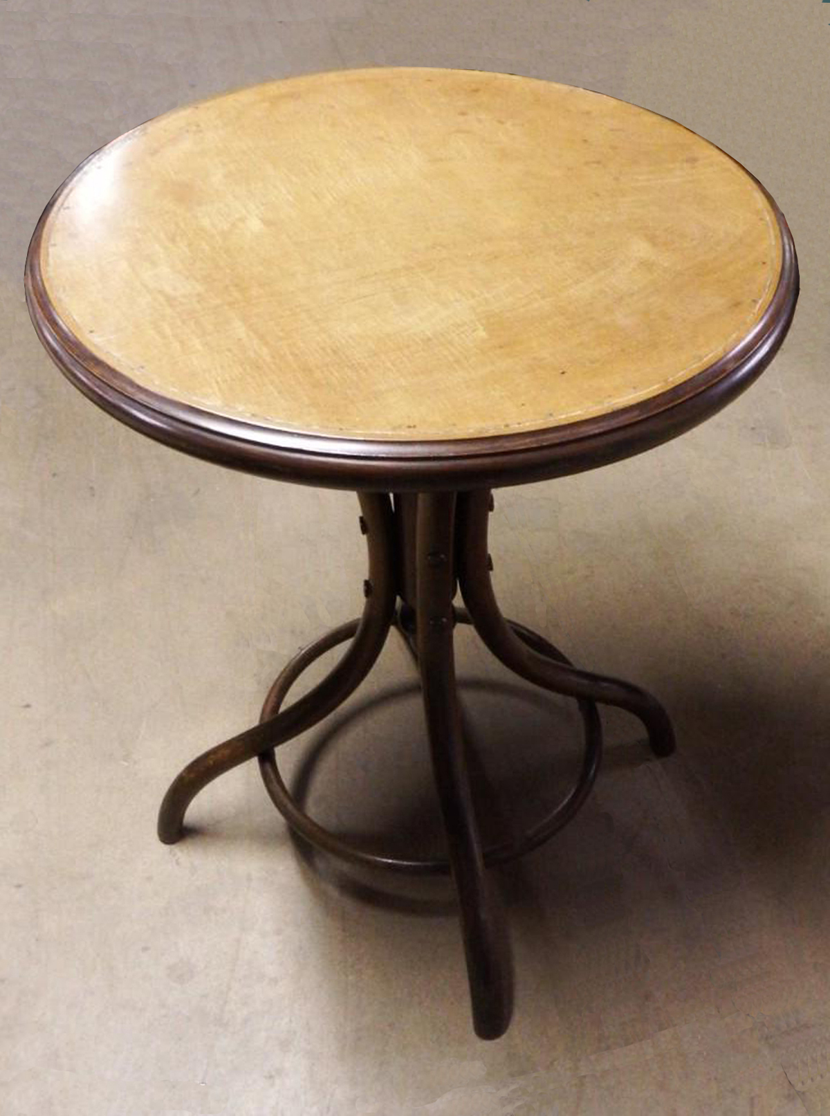 Fischel for Thonet Occasional Table in Bentwood Modernism